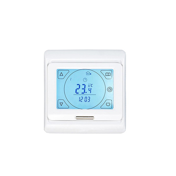 Regolatore di temperatura e umidità con display digitale.