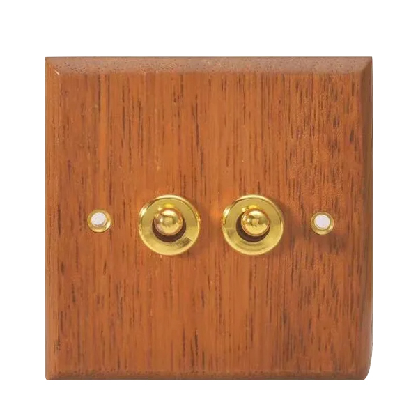 Interruttore della luce da parete in legno
